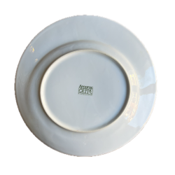 Assiette vue du dessous