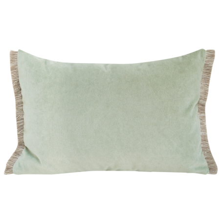 Coussin vert d'eau
