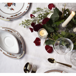 Saucière ancienne porcelaine Limoges - Manufacture Royale France