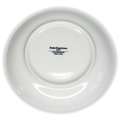 Dos assiette Fontebasso 1760 fine porcelaine Made in Italy poinçon