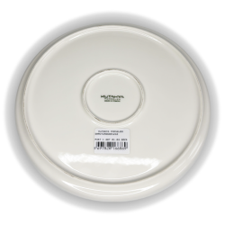 Dos assiette plate Kütahya Porselen Made in Türkiye