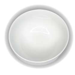 Bol GenWare BS4034 – Relief lignes fines – Porcelaine professionnelle HORECA