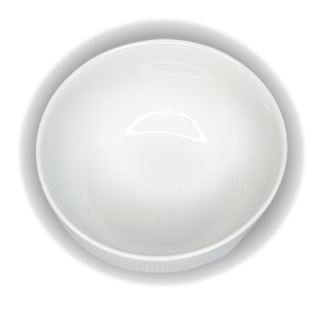 Bol GenWare BS4034 – Relief lignes fines – Porcelaine professionnelle HORECA