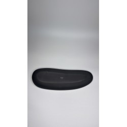 Plat allongé Yayoi noir mat – Cookplay (forme organique)