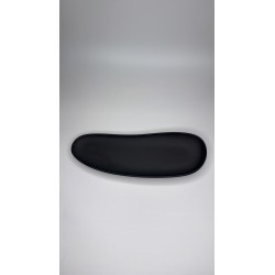 Plat allongé Yayoi noir mat – Cookplay (forme organique)