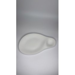 Plat Asymétrique Blanc Design