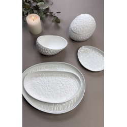 Coupelle ovale texturée TEARS Cookplay Bilbao – Relief élégant