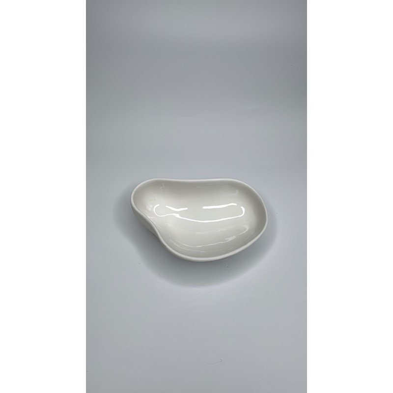 The Tablet Cookplay porcelaine blanche languette vue dessus