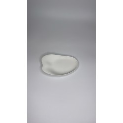 Tasse The Tablet Cookplay porcelaine blanche languette anse vue de face