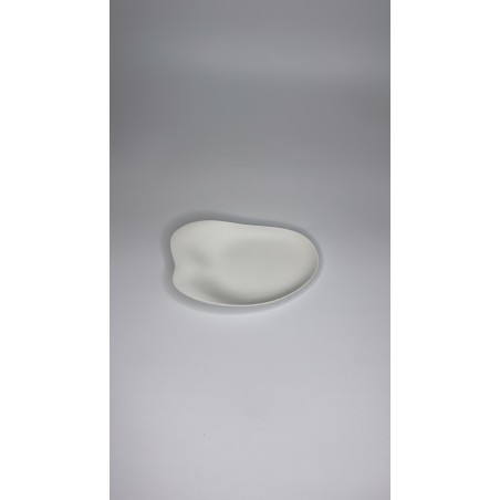 Tasse The Tablet Cookplay porcelaine blanche languette anse vue de face