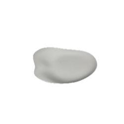 Tasse The Tablet Cookplay porcelaine blanche languette anse vue de face