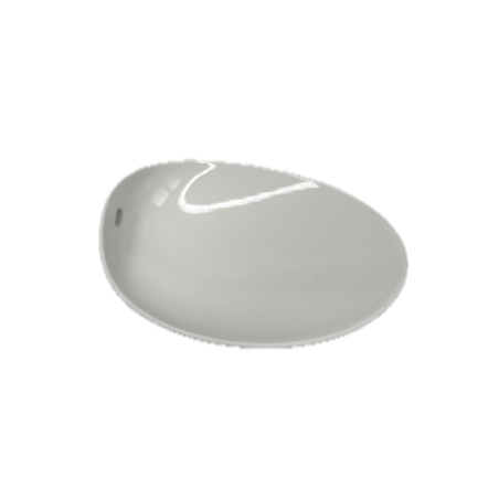 Bol The Tablet Cookplay porcelaine blanche languette vue intérieur dessus