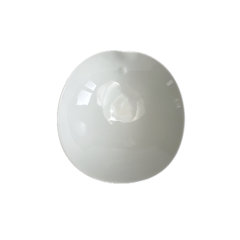 Coupelle The Tablet Cookplay porcelaine blanche languette vue dessus