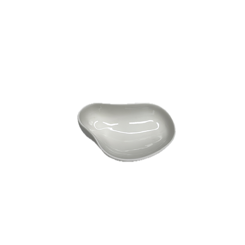 The Tablet Cookplay porcelaine blanche languette vue dessus