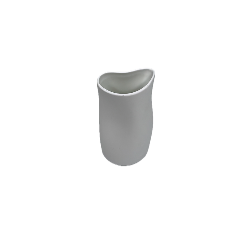 Vase Jelly Cookplay Bilbao porcelaine blanche contours organiques vue dessus