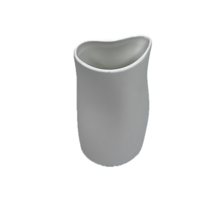 Vase Jelly Cookplay Bilbao porcelaine blanche contours organiques vue dessus