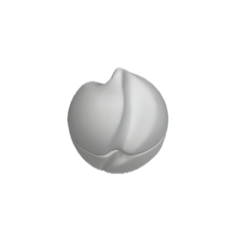 Vide-poche TEARS Cookplay Bilbao porcelaine blanche relief larmé vue dessus