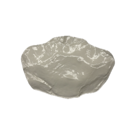 Plateau décoratif effet minéral texturé Kütahya vue dessus détail texture