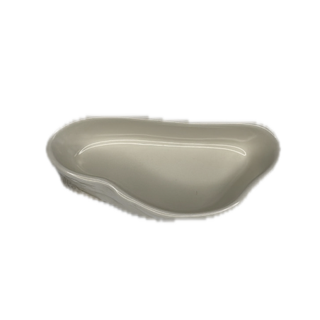 Mini coupelle organique décorative Kütahya porcelaine blanche vue dessus