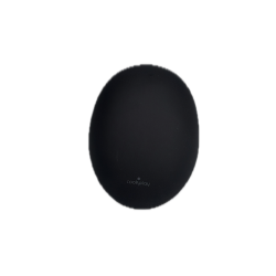 Objet décoratif galet noir mat Kütahya style contemporain minimaliste vue de côté
