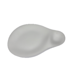 Plat Asymétrique Blanc Design