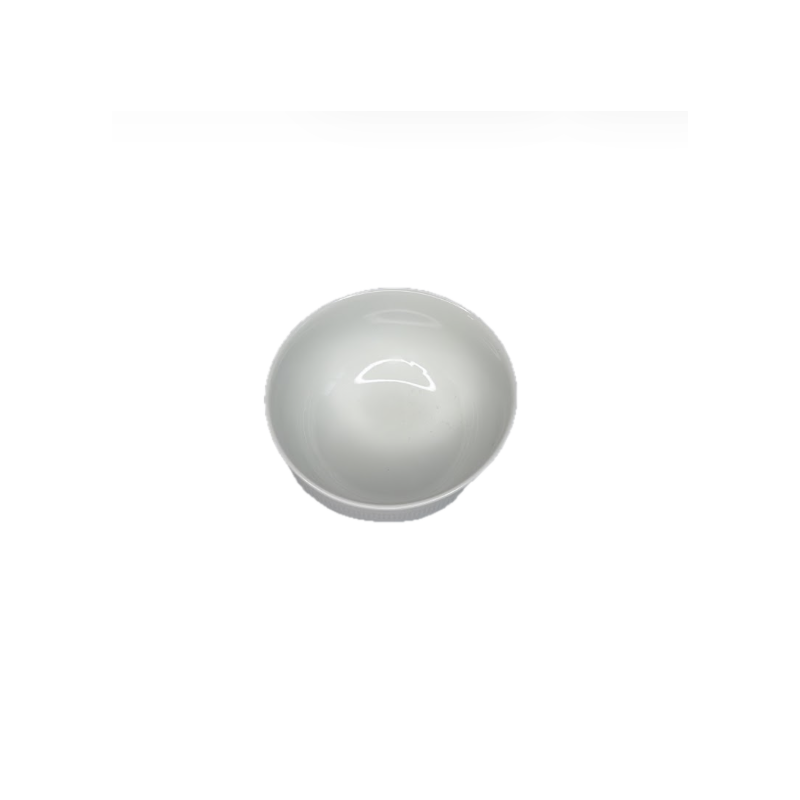 Coupelle ronde porcelaine blanche YAYOI Cookplay design minimaliste vue dessus