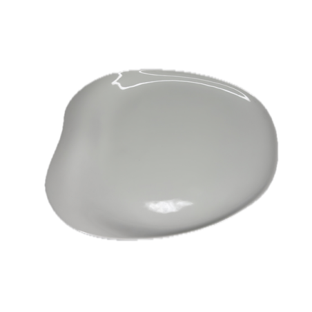 Coupelle triangulaire porcelaine blanche YAYOI Cookplay design minimaliste vue dessus