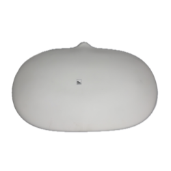 Dos assiette The Tablet Cookplay porcelaine blanche poinçon