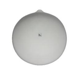 Dos assiette The Tablet Cookplay porcelaine blanche poinçon