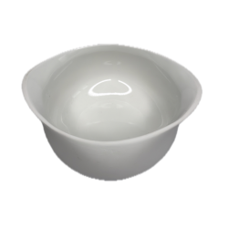 Bol The Tablet Cookplay blanc hémisphérique vue intérieur dessus