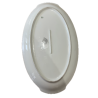 Plat ovale de service
