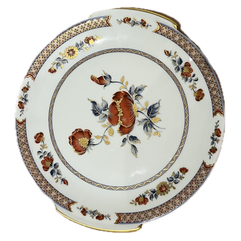 Assiette service avec poignées porcelaine Limoges Manufacture Royale Ø26cm