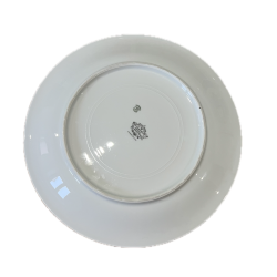 Assiette de service ancienne en porcelaine