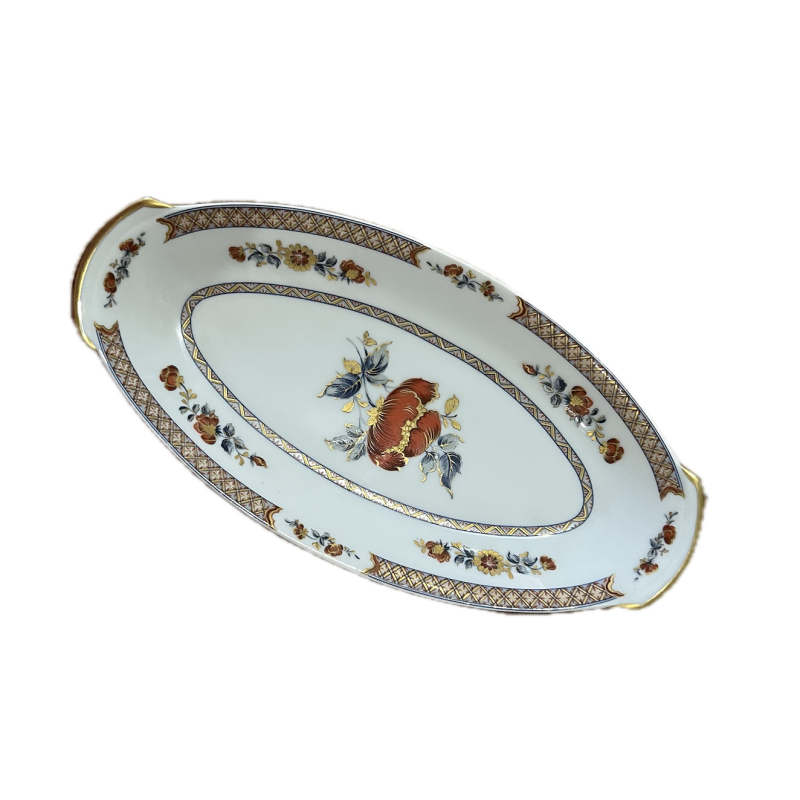Petit plat ovale de service