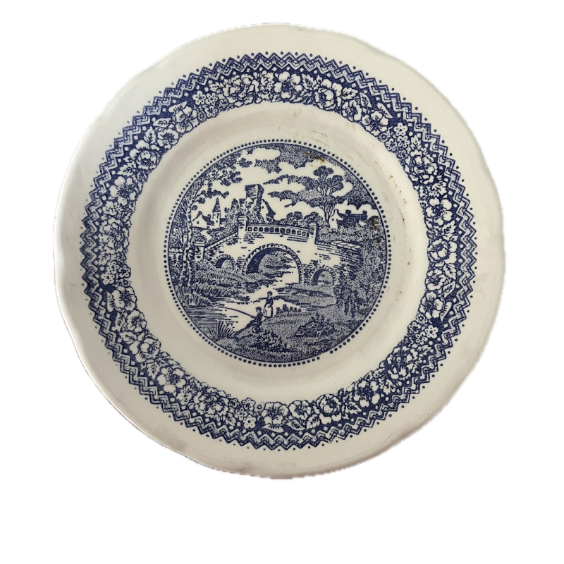 Assiette vue du dessus