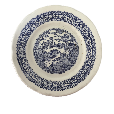 Assiette vue du dessus