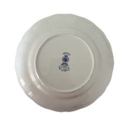 Dos assiette Lunéville Grand Feu poinçon manufacture française