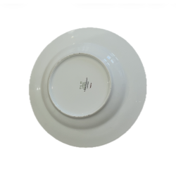Dos assiette creuse porcelaine Bernardaud Limoges poinçon manufacture