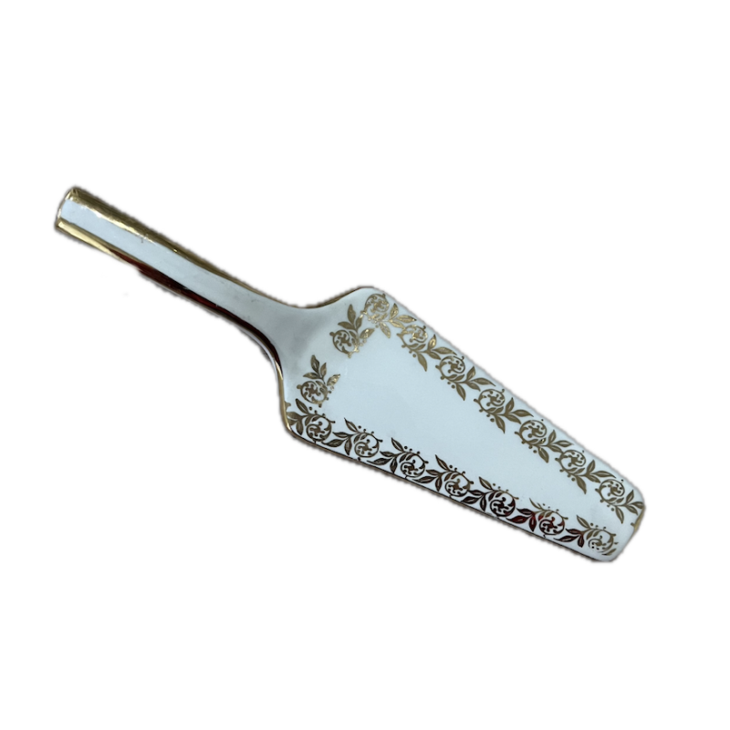 Pelle à tarte vue de hauteur